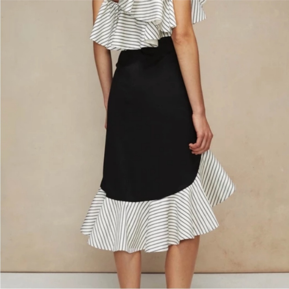 AMUR Salma Striped Skirt 4 NWT - Picture 4 of 9